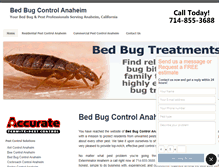 Tablet Screenshot of bedbugsanaheim.net